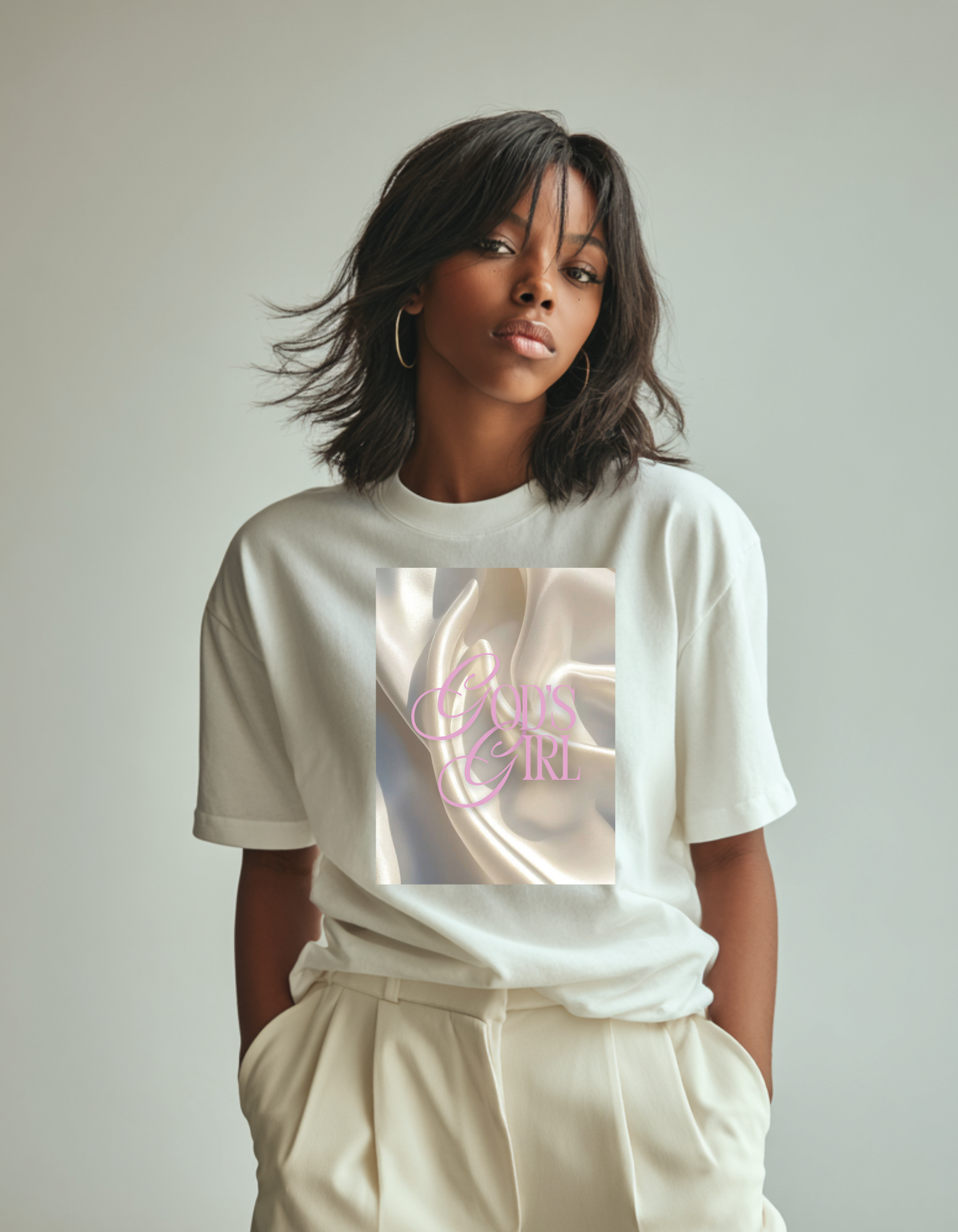 God's Girl Satin Luxe Tee