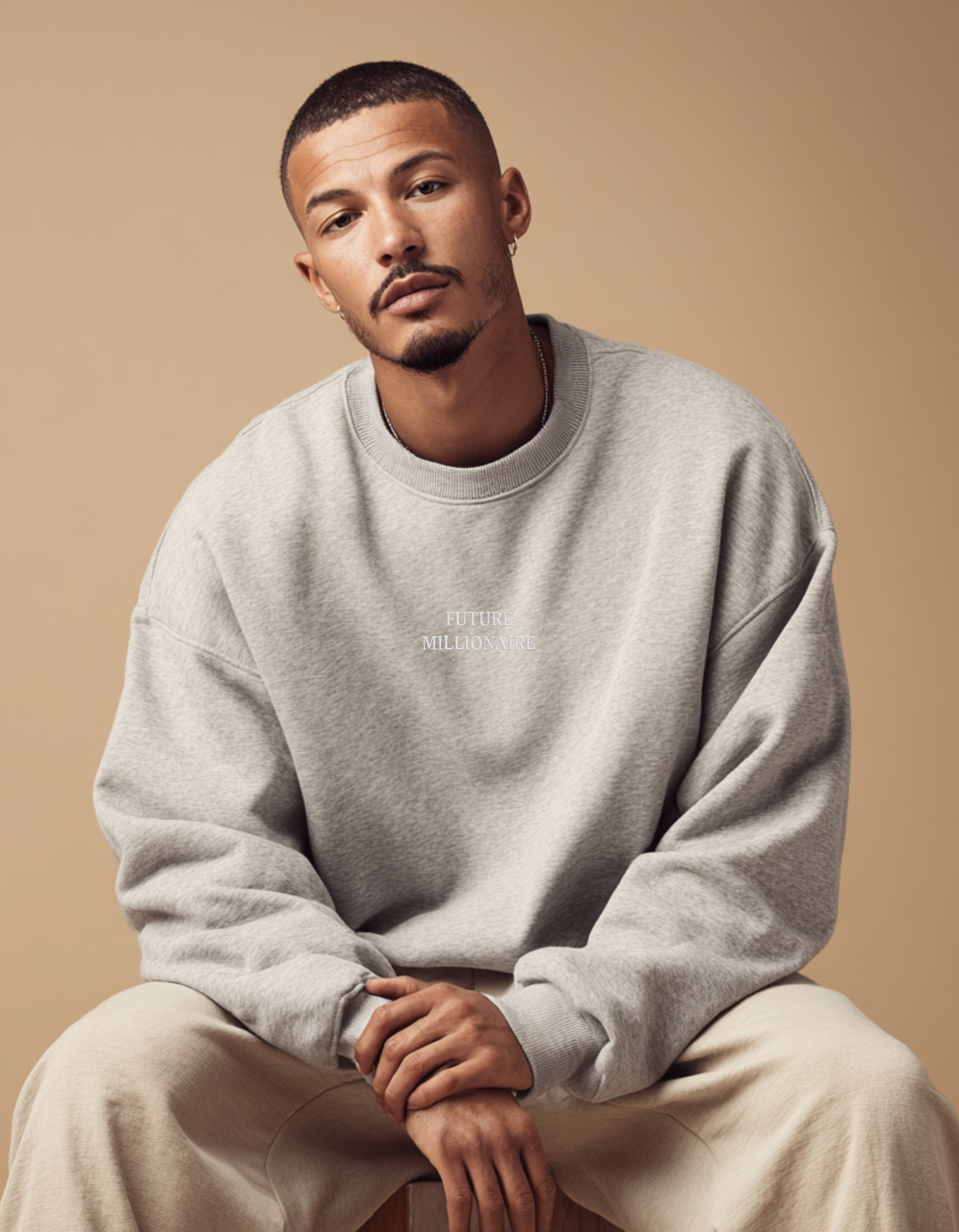 Future Millionaire Contrast Sweatshirt