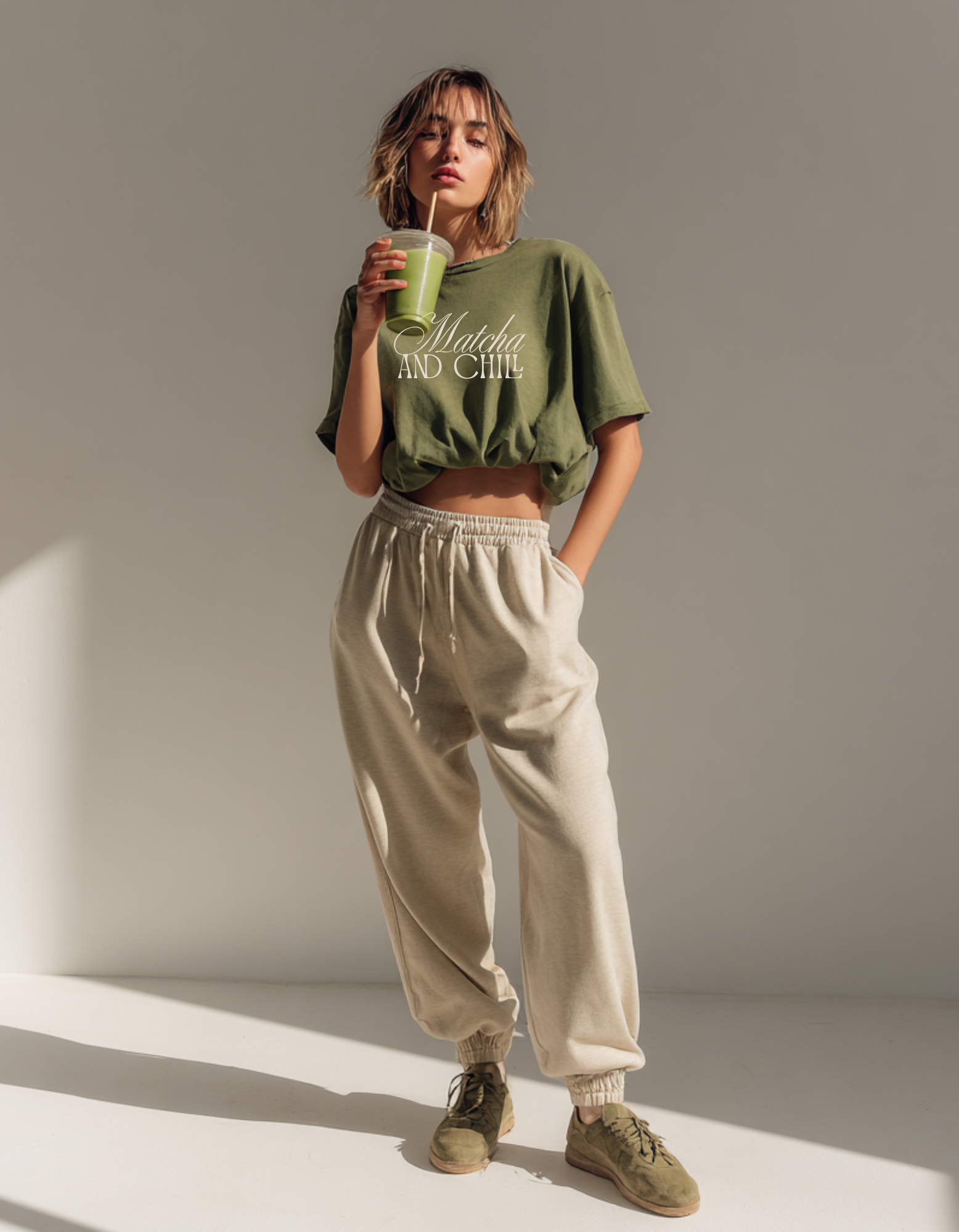 Matcha & Chill Minimalist Tee