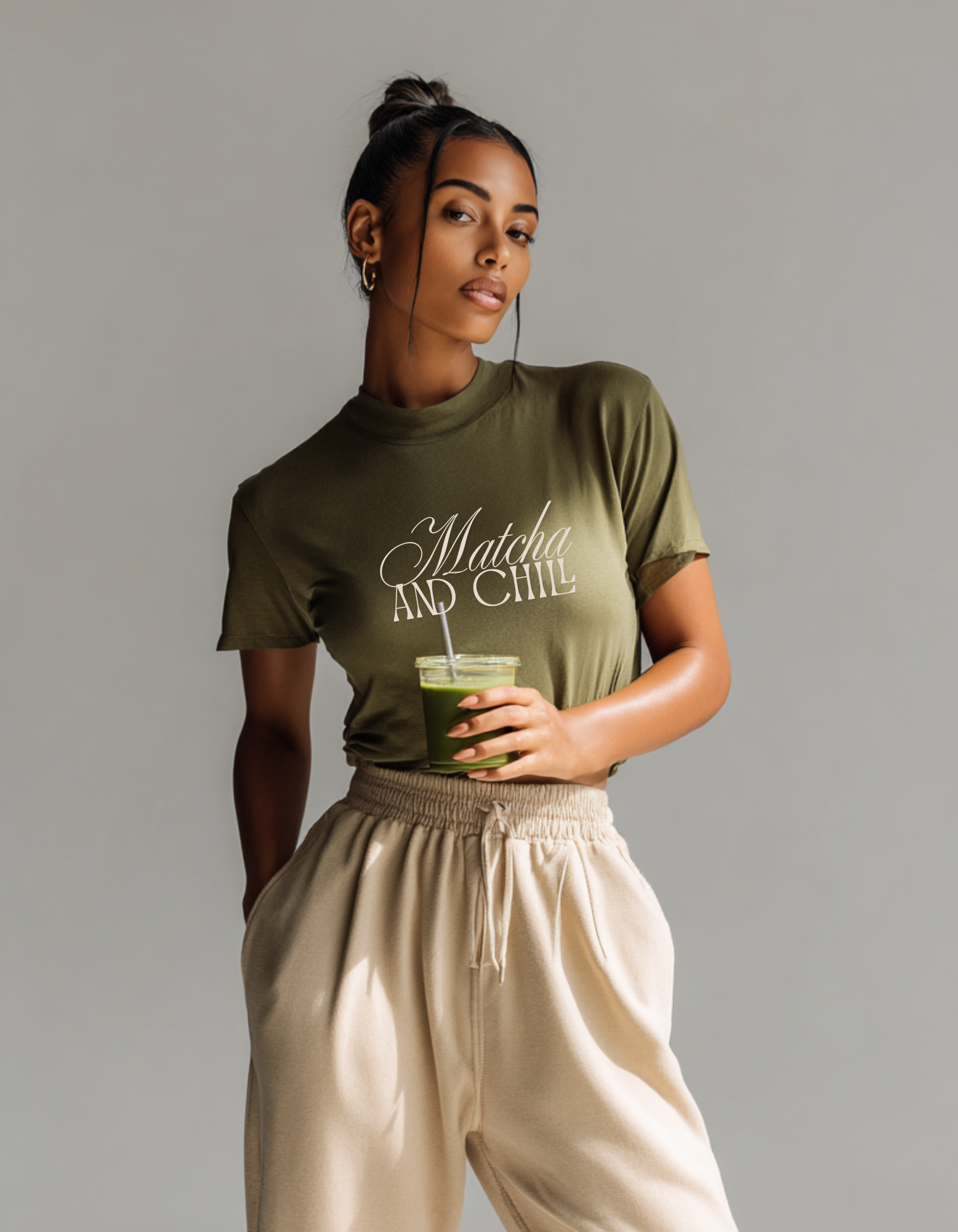 Matcha & Chill Minimalist Tee