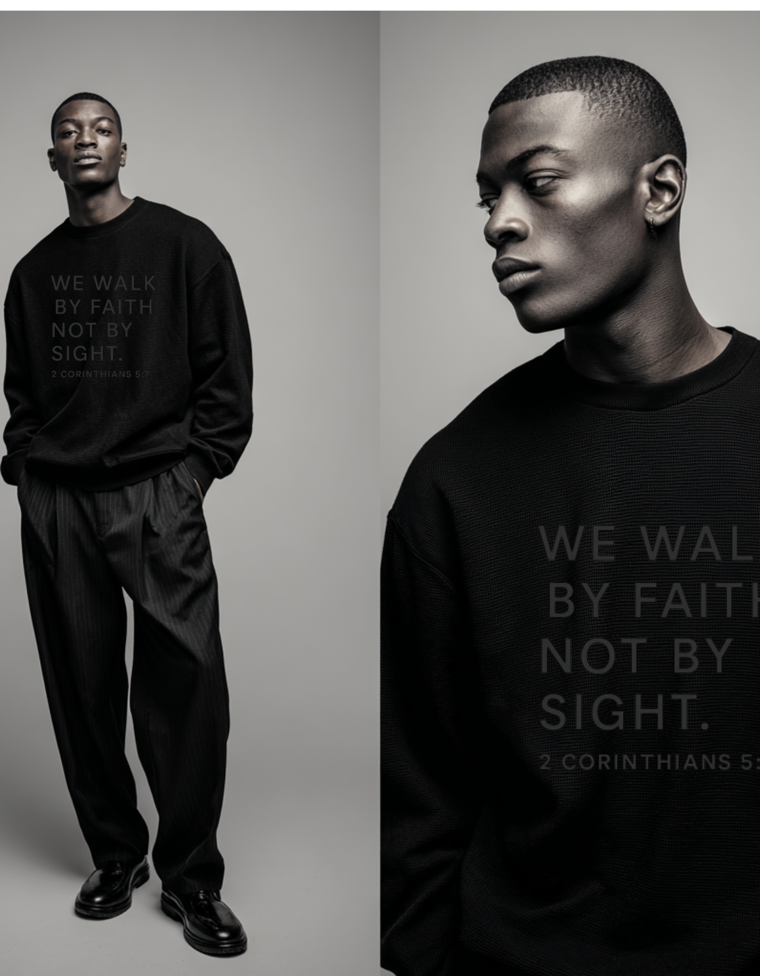 We Walk By Faith Unisex Christian Sweatshirt
